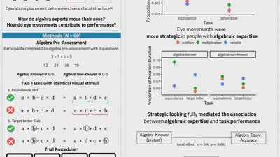 Mathematics as visual skill: Evidence from eye movements during algebraic reasoning featured image